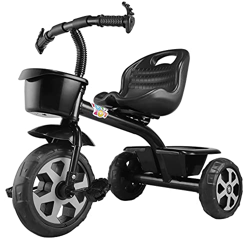 JoyRide Stylish Sports Trike Push & Plug Baby Trike| Tricycle wit...