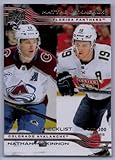2025-26 Upper Deck Series 1 Checklist #200 Nathan MacKinnon/Matthew Tkachuk