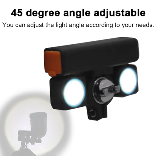 Luz de relleno para pulverizador con ángulo variable de 45 grados recargable Mingzhe 3