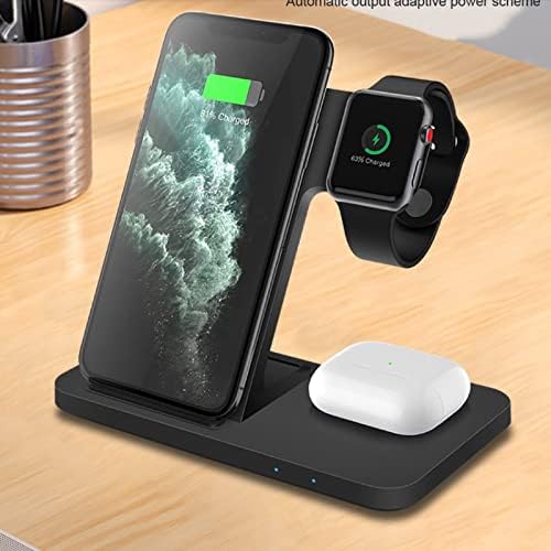 bhvxw 3 in 1 charger dock for mobile phone watch headset 15w fast charging