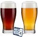 Produktbild NORDIC SCHILLER Premium Pint Biergläser 4er Set, 580ml 100% BLEIFREI Weizenbiergläser, Weizengläser, Trinkläser Pilsner Glas Bargläser Weizenbierglas, Pint Beer Glasses, Bier Glas