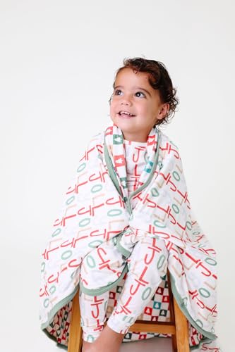 Image of Copper Pearl Jumbo 3-Layer Baby Blanket: Soft Baby Quilts for Boys and Girls | Breathable, Cozy, Toddler Blanket | Baby Quilt for Newborns | 46x46 Premium Polyester /Rayon | Jolly