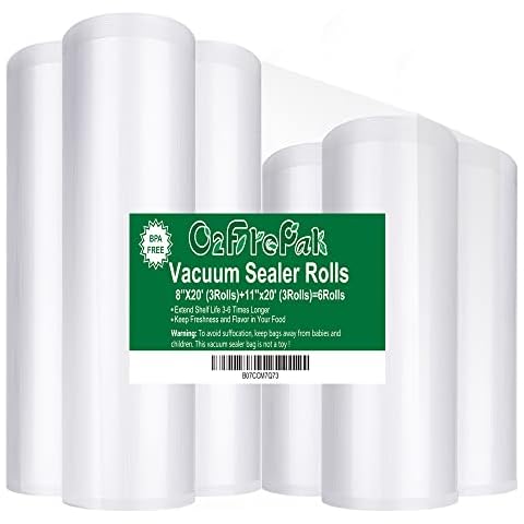 O2frepak Vacuum Sealer Bags Rolls Cover