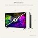 LG QNED MiniLED AI QNED7E 43QNED7EB3C 43 Inch Smart TV, α7 Processor Gen9, 60 Hz, HDR10, Filmmaker Mode™, Google Cast, Apple AirPlay 2, 2026