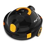 EVERCROSS BOT Y10 Robotic Pool Cleaner, Floor Cleaning, 100 Mins Runtime, Auto-Dock, 180μm Filter, Cleans Up to 120㎡ & 2.5m Deep (Black-Y10)