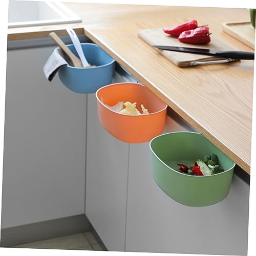 Caneca de basura colgante para cocina plástico 3 piezas miniatura 3