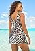 Swimsuits For All Swim 365 Women's Plus Size Mesh-Trim Swim Dress - 12, Water Droplet