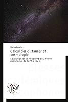 Calcul Des Distances Et Cosmologie 3838148428 Book Cover