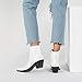 ZODOF botines mujer 2019 Botas Tubo corto Tacones altos Piel de serpiente...