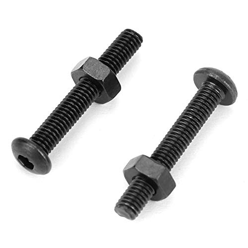 Screw Nut - 300pcs M3 Black 10.9 Grade Button Head Hex Socket Screw Bolt Nut Assortment Kit - Image 4