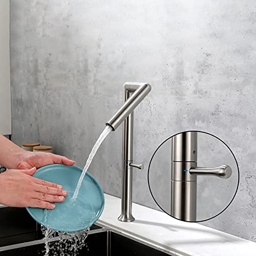 Robinet de cuisine mitigeur monotrou en acier inoxydable 304 - 7