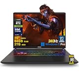 MSI Vector 16 HX AI Gaming Laptop 16" QHD+ (2560x1600) 240Hz 100% DCI-P3 Intel 24-core Ultra 9 275HX (>i9-14900HX) 64GB RAM 2TB SSD GeForce RTX 5080 16GB (Up 1334 AI TOPS) RGB Backlit Win11Pro ICP Acc
