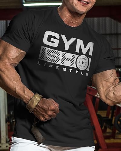 No Pain No Gain Gym Shirts Workout Weightlifting Muscle T-Shirts for Men2