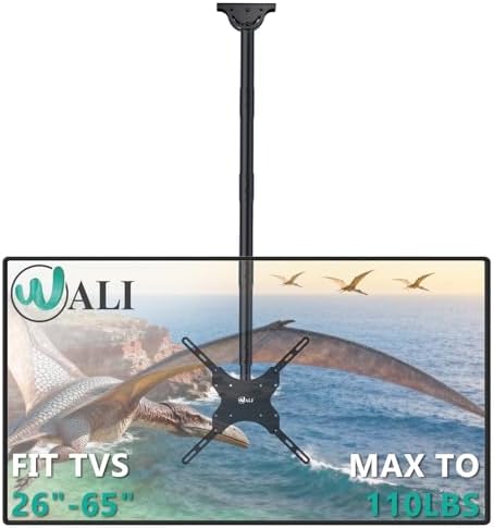 WALI Long Arm TV Ceiling Mount...