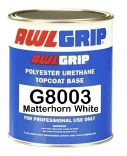 Awlgrip Awlgripxae; Polyester Urethane Topcoat (Color: Matterhorn White, Size: Gallon)