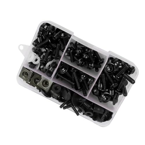 �I�[�g�o�C�p�l�W For VFR1200FD ABS For DCT 2010 2012-2013 For VFR750R RC30 1990 �I�[�g�o�C�t�����g�K���X�l�W�t�@�X�i�[�Œ�{���g(Black)