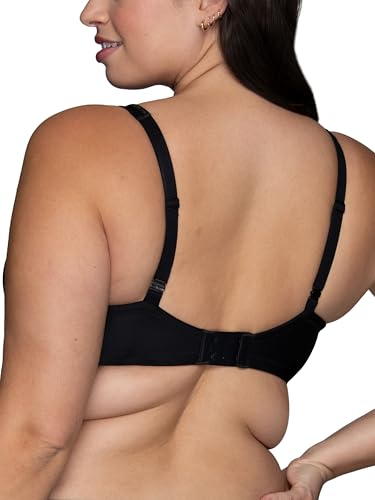 Image of Vanity Fair Women's Bra with 2-Way Convertible Straps, Body Caress Full Coverage, Lightly Lined Cups Up to Dd