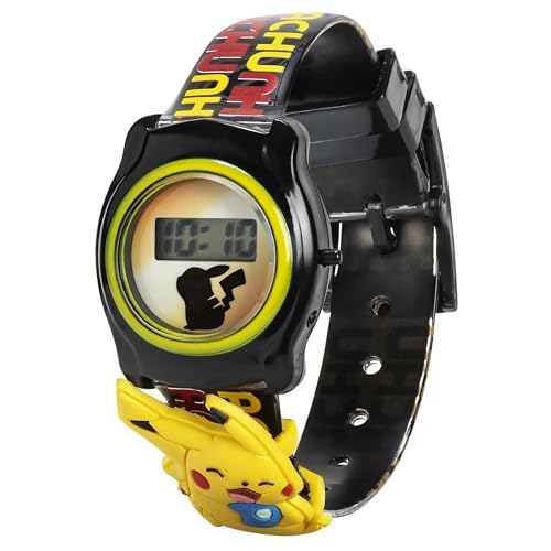 Accutime Kids Pokemon Digital LCD Quartz Watch for Boys, Girls, and Adults All Ages