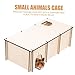 balacoo 1pc Wooden Hamster Hideout House Multi-Chamber Cozy Nest for Pets for Sleeping and Playing Pet Sleeping Nest Hamster Hiding Place