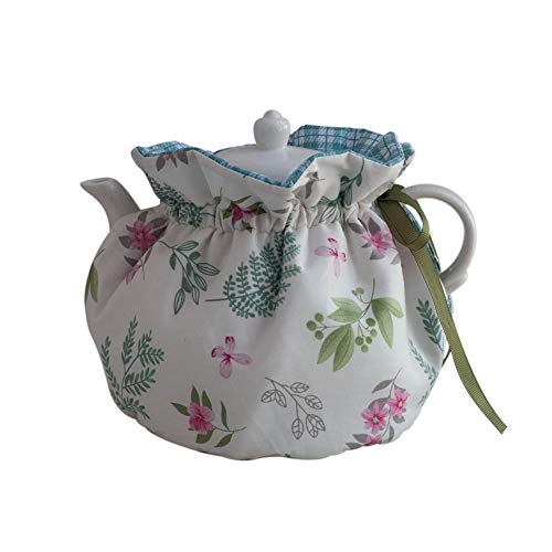 100 Cotton Tea Cozy for Teapots Printed Tea Cosy Tea Cover Keep Warm Tea Pot Dust Cover Insulated Kettle Cover for Home Kitchen Decorative AccessoriesC15