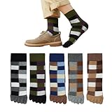 [DAMILY] 5本指ソックス メンズ 綿 春夏秋 5本指靴下 男性用 吸汗速乾 ビジネス 五本指ソックス 破れにくい スポーツ 秋冬 保温 5足セット 24-27cm