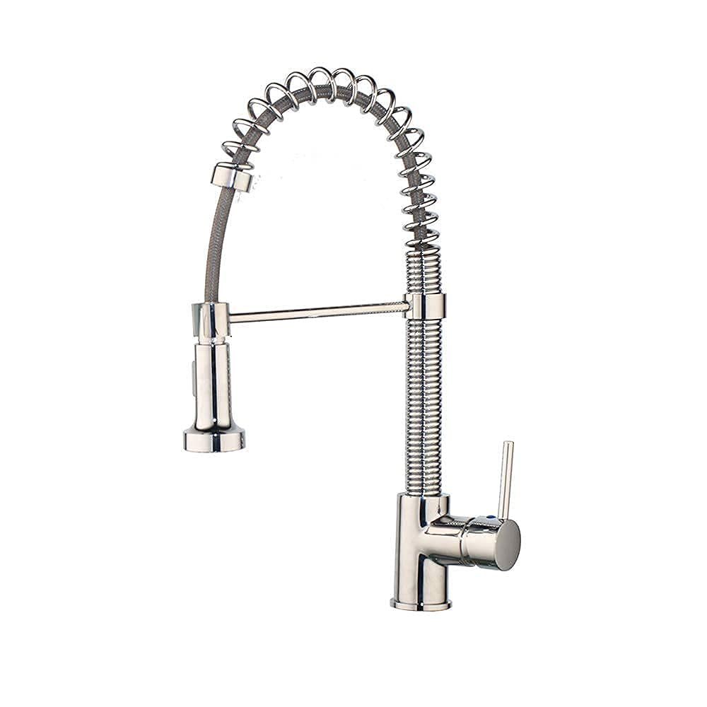 Mitigeur de cuisine extractible chrome avec douchette 360