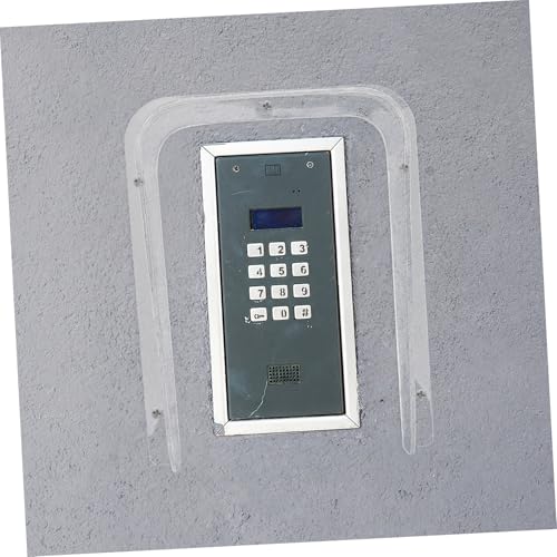 Housse de pluie pour sonnette extérieure étanche boîtier transparent rigide