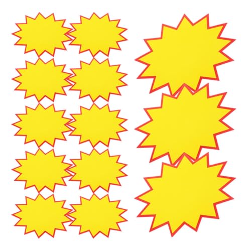 Papier jaune pour supermarchés Healvian étiquettes de vente au détail