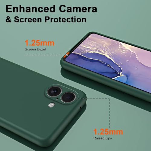 Image of FIRST MART Matte Silicone Back Cover for Nothing 4A - Green