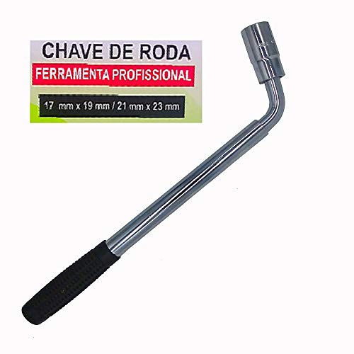 Chave De Roda Carro Universal Longa Soquetes 17 19 21 E 23mm