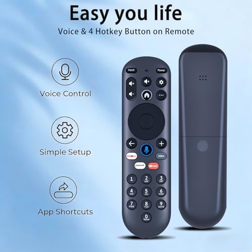 PR1 Télécommande vocale de rechange Spectrum Xumo Stream Box noir
