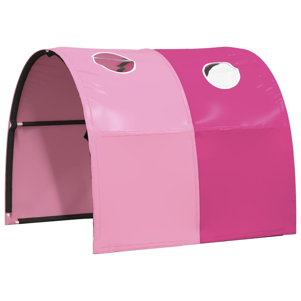 Mangloder - Cortinas para cama alta con túnel de poliéster, juego de 7 piezas con bolsillos, apto para somier de láminas, habitación infantil, accesorios para zona de juegos y zona de retiro acogedora