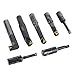 7 PCS Cemented Carbide Boring Bar Set F1 18, 18mm Round Shank Indexable Machine Tool Holder Kit for Industrial Lathe and Milling Operate