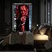 Horror Movie Decorations Banner Backdrop Horror Birthday Decorations Classic Scary Movie Character Background for Halloween Party Decor Creepy Killer Front Door Banner Horror Birthday Decorations