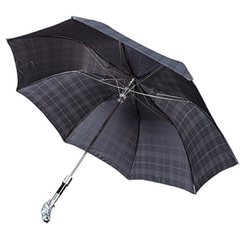 Pasotti Ombrelli Silver Owl Folding Umbrella W44 #TOP4