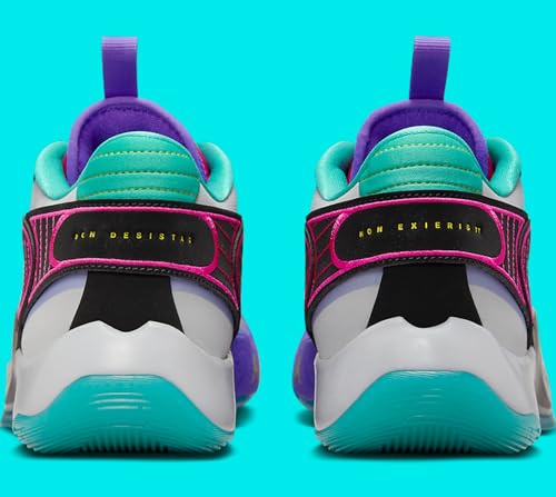 NIKE Jordan Luka 2 Men's Basketball Shoes (DX8733-007, Wolf Grey/Black/Hyper Jade/Speed Yellow) Size 124