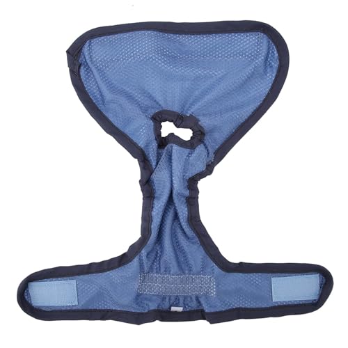 Image of TOPINCN Dog Physiological Pants, Female Pet Sanitary Diaper, Polyester, Washable, Elastic Waistband, for Small Medium Large Dogs, Blue, Size M