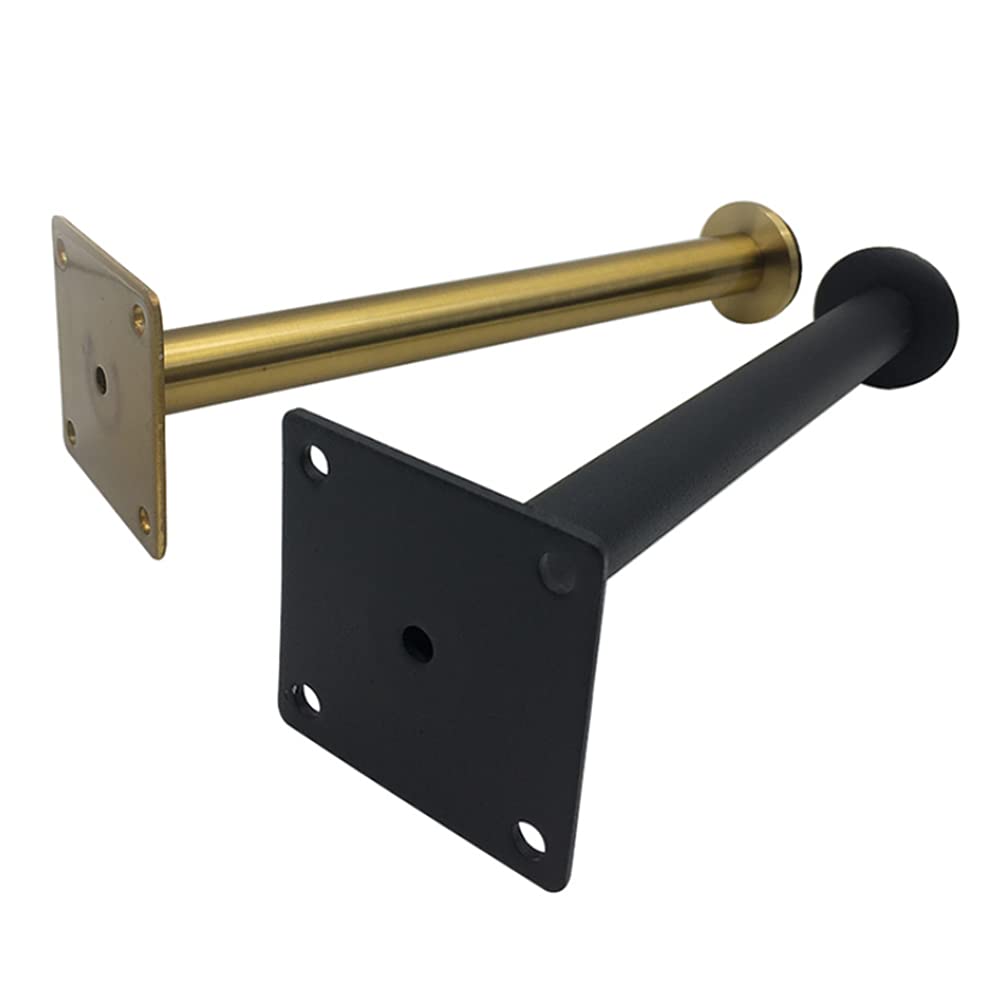 Genérico Pies para Muebles Patas Ajustables de Acero Inoxidable para Gabinetes Bases Sofás Mesas de Centro Y Mesas con Tornillos 8-32 cm 4 Unidades de Metal (16 cm Plateado)