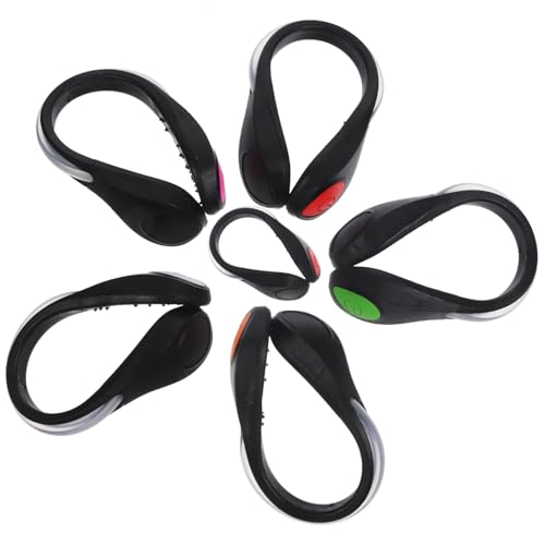 BRIGHTFUFU Waterproof Led Shoe Clip Lights Safety Running Gear for Night Jogging Random Color