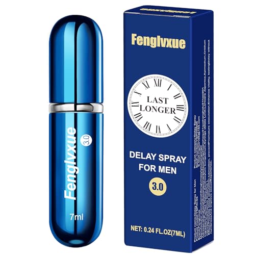 Fenglvxue Spray Retardante para Hombres, Spray de retardo para hombre, Tecnología de tercera generación 3.0, (7 ml)