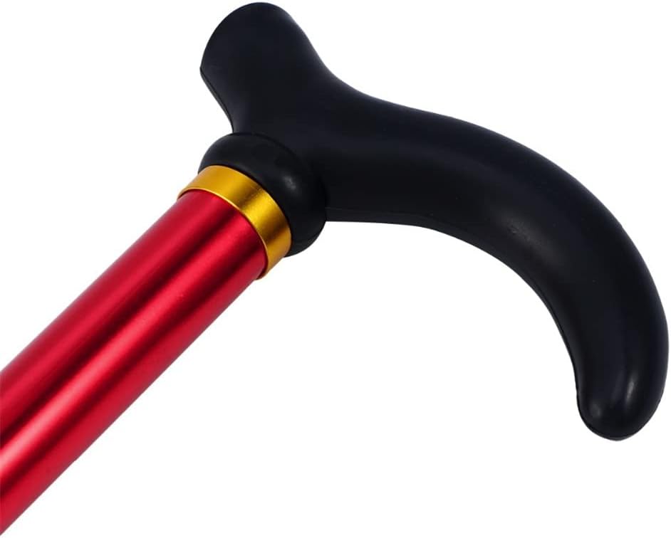 2 Section Adjustable Walking Stick Cane Anti-Skid Anti Shock 4 Crutch for Old Man Hiking Trekking Poles
