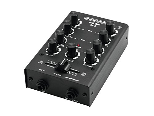 OMNITRONIC GNOME-202 Mini-Mixer schwarz | 2-Kanal-DJ-Mixer im Miniaturformat | Extrem leichter und kompakter DJ-Mixer… - Image 6