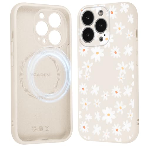 IPhone 16 Hülle Mit MagSafe – Grünes Blumen-Design, Kratzfest & Stoßsicher