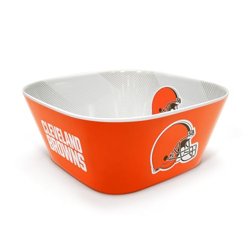 Image of YouTheFan NFL Cleveland Browns Large Party Bowl