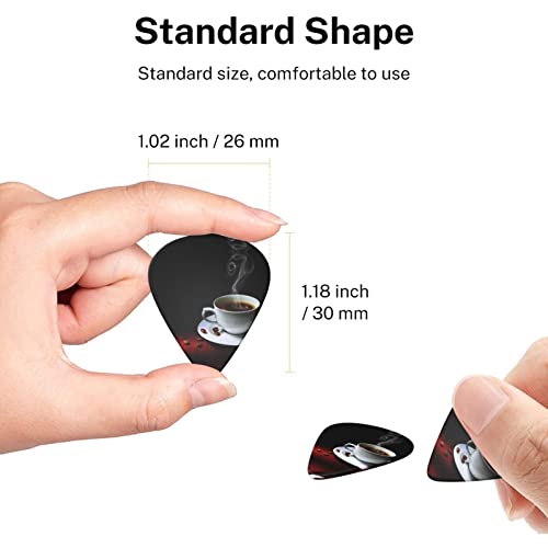 Hot Coffee With Coffee Bean Lot de 6 médiators pour guitare acoustique, guitare électrique, basse, ukulélé – fins… - Les Beatles, Paul McCartney, John Lennon, RIngo Starr, George Harrison Hot Coffee With Coffee Bean Lot de 6 médiators pour guitare acoustique, guitare électrique, basse, ukulélé – fins… – Image 8