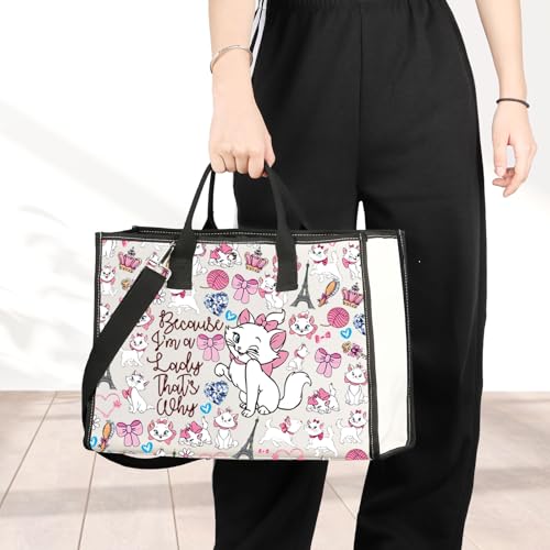 Image of G2TUP Cat Crossbody Bag Cat Lover Gifts Because I'm a Lady That's Why CatsShoulder Bag (Because I'm A Lady TG)