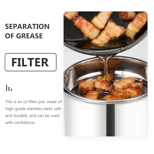 Recipiente para grasa de cocina reutilizable para tus recetas diarias 4