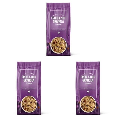 by Amazon Knusper Müsli Frucht und Nuss, 750g (Packung mit 3)