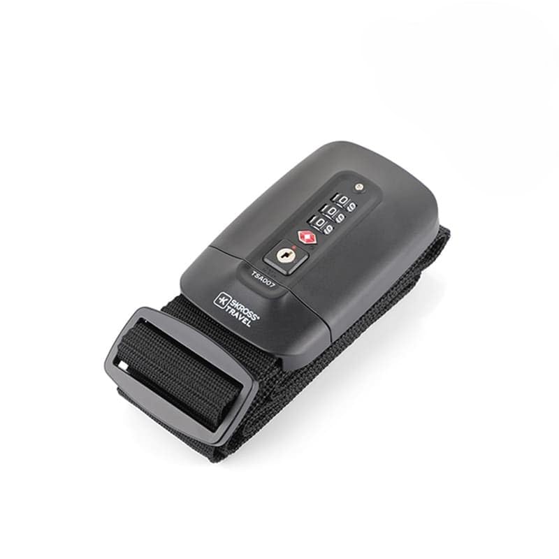 SKROSS Travel Swiss-Design Luggage Security Belt with TSA Lock - Black-image-25