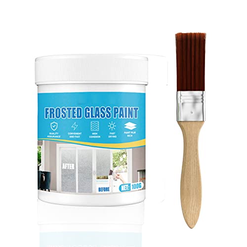 PENGZI Door and Window Shading Frosted Glass Paint, Frost Spray Paint for Glass, Frosted Glass Spray Paint for Waterproof & UV Resistant 
